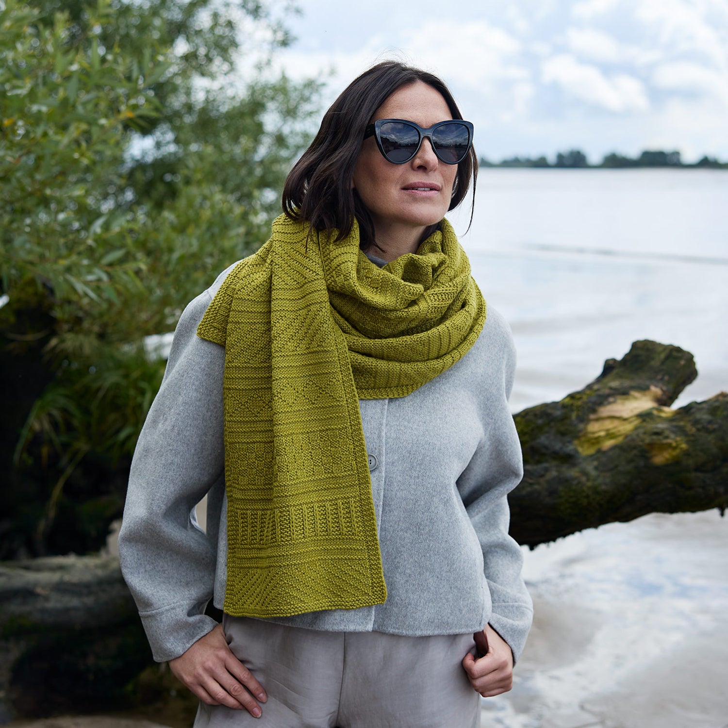 Pattern Scarf Playful Day
