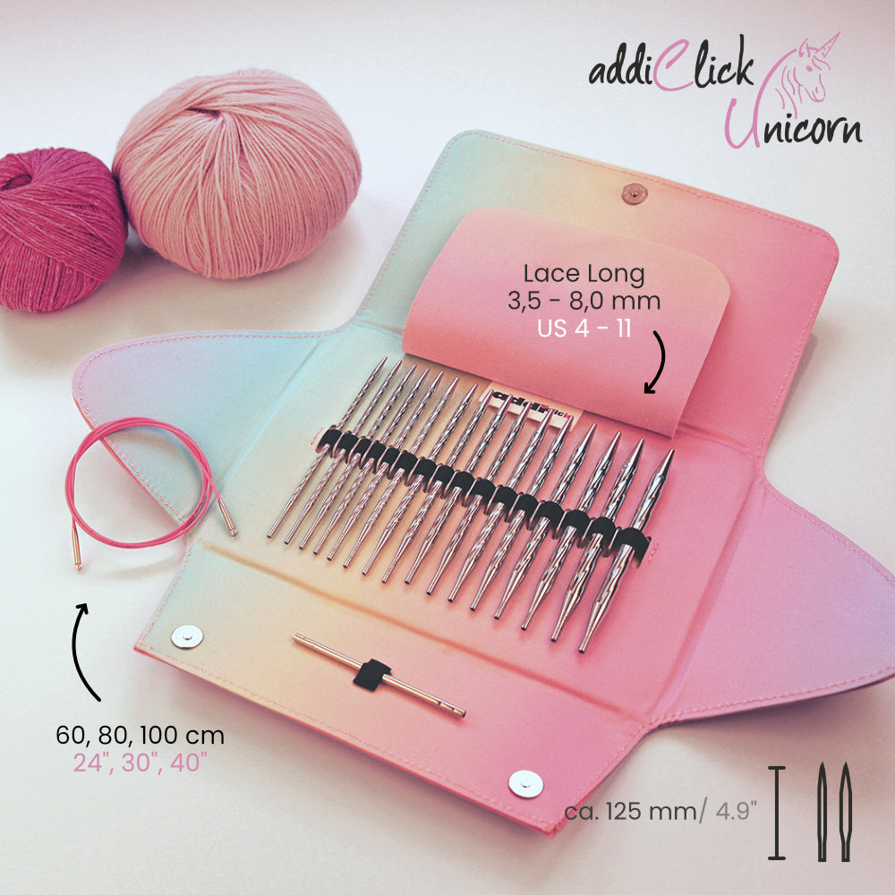 addiClick Unicorn Lace Long Set 3.5 – 8 mm