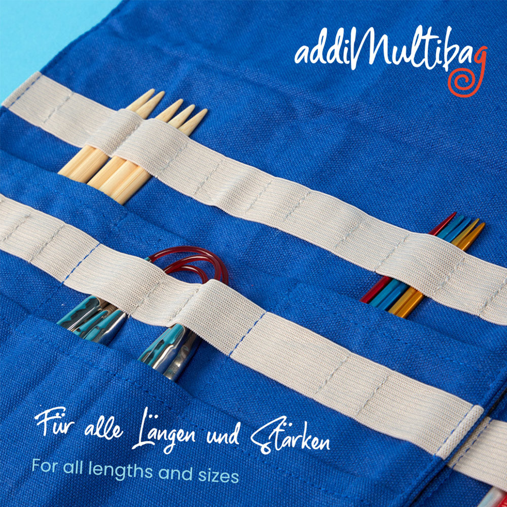 addiMultibag roll case for knitting needles and crochet hooks, case empty