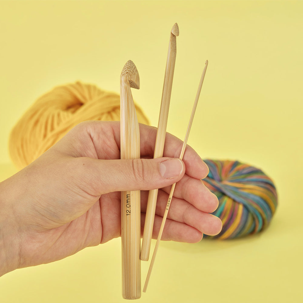 Crochet en bambou addiNature – unité (2–8 mm)