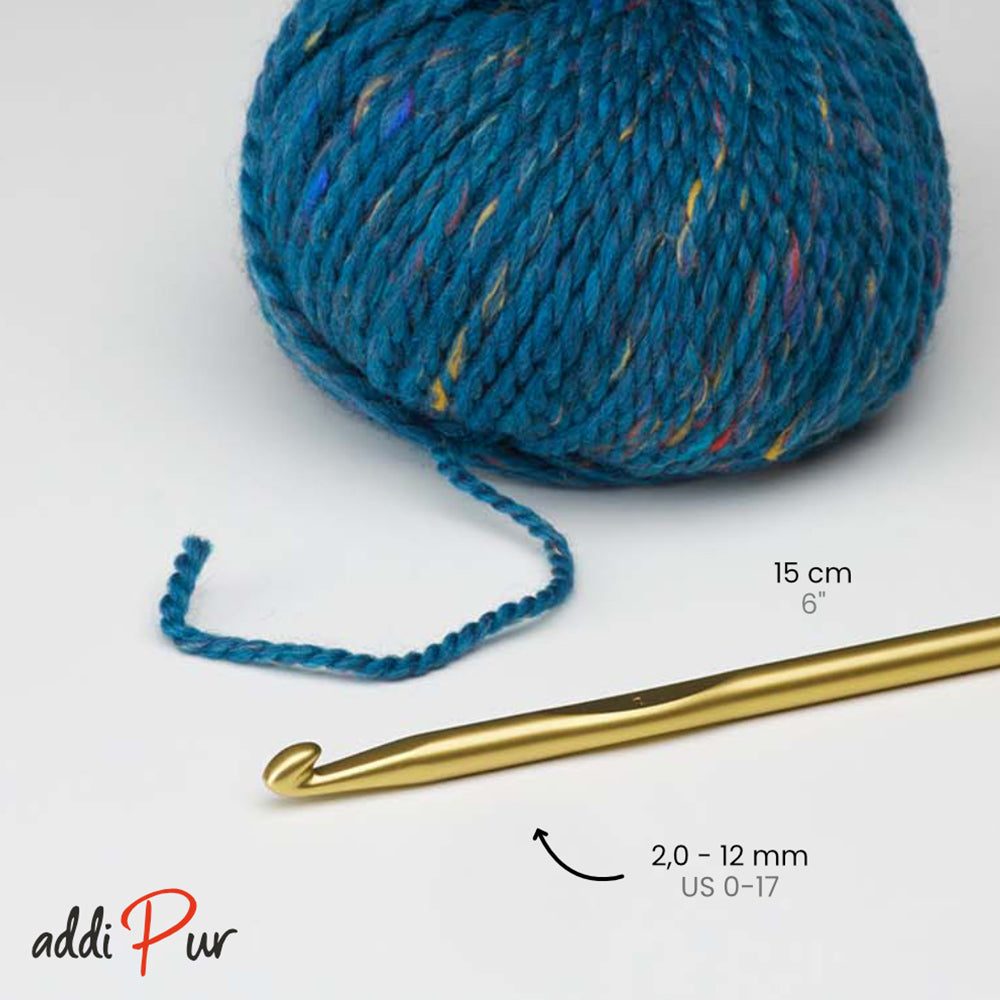 addiPur Wool Crochet Hook – single (2–8 mm)