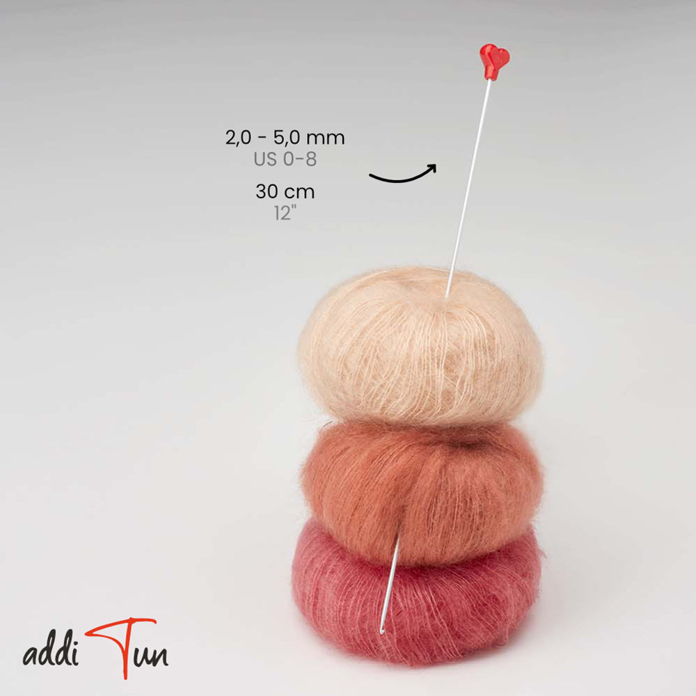 addiTun Crochet Tunisien – individuel (2–5 mm)