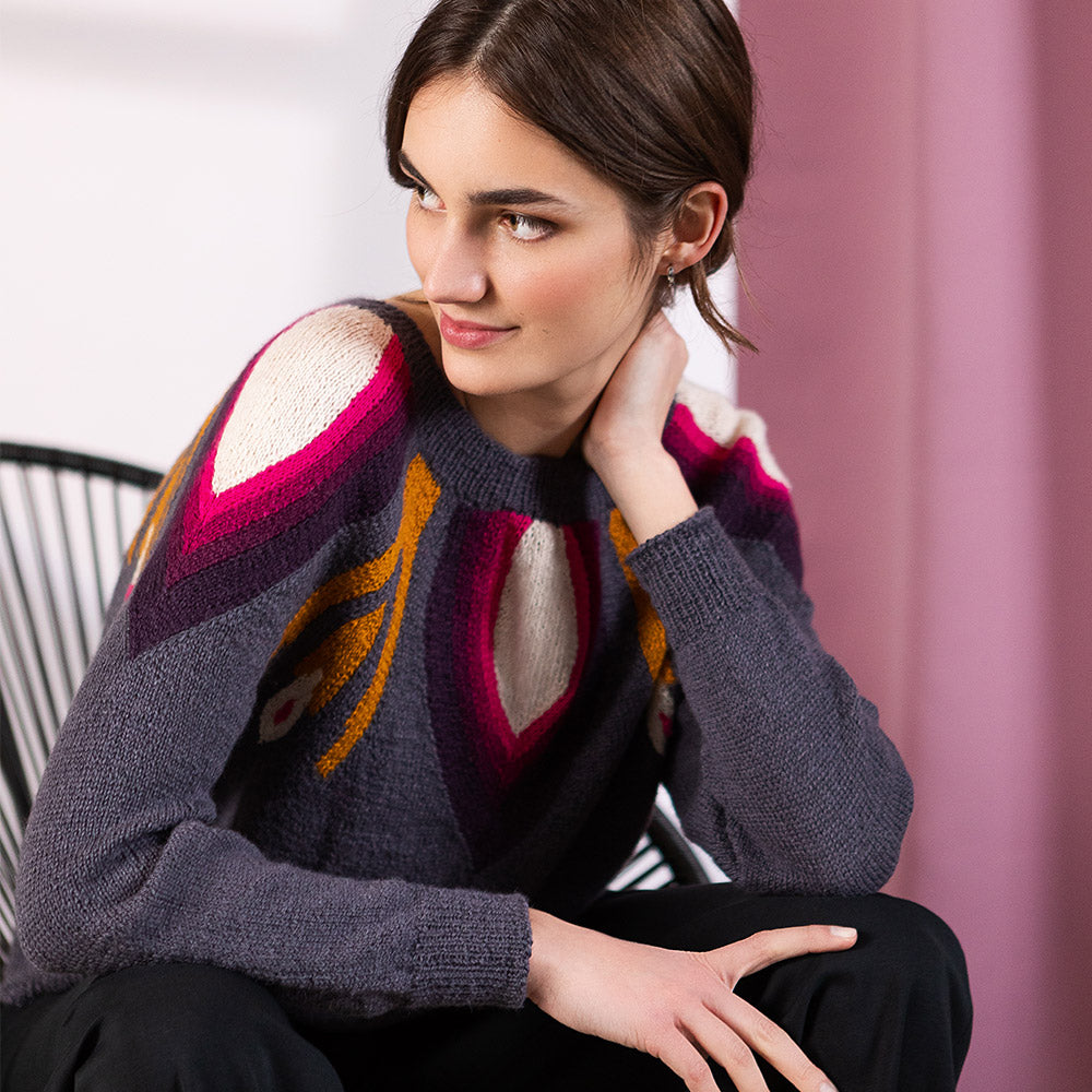 MODÈLE | PULL ORCHIDEJA