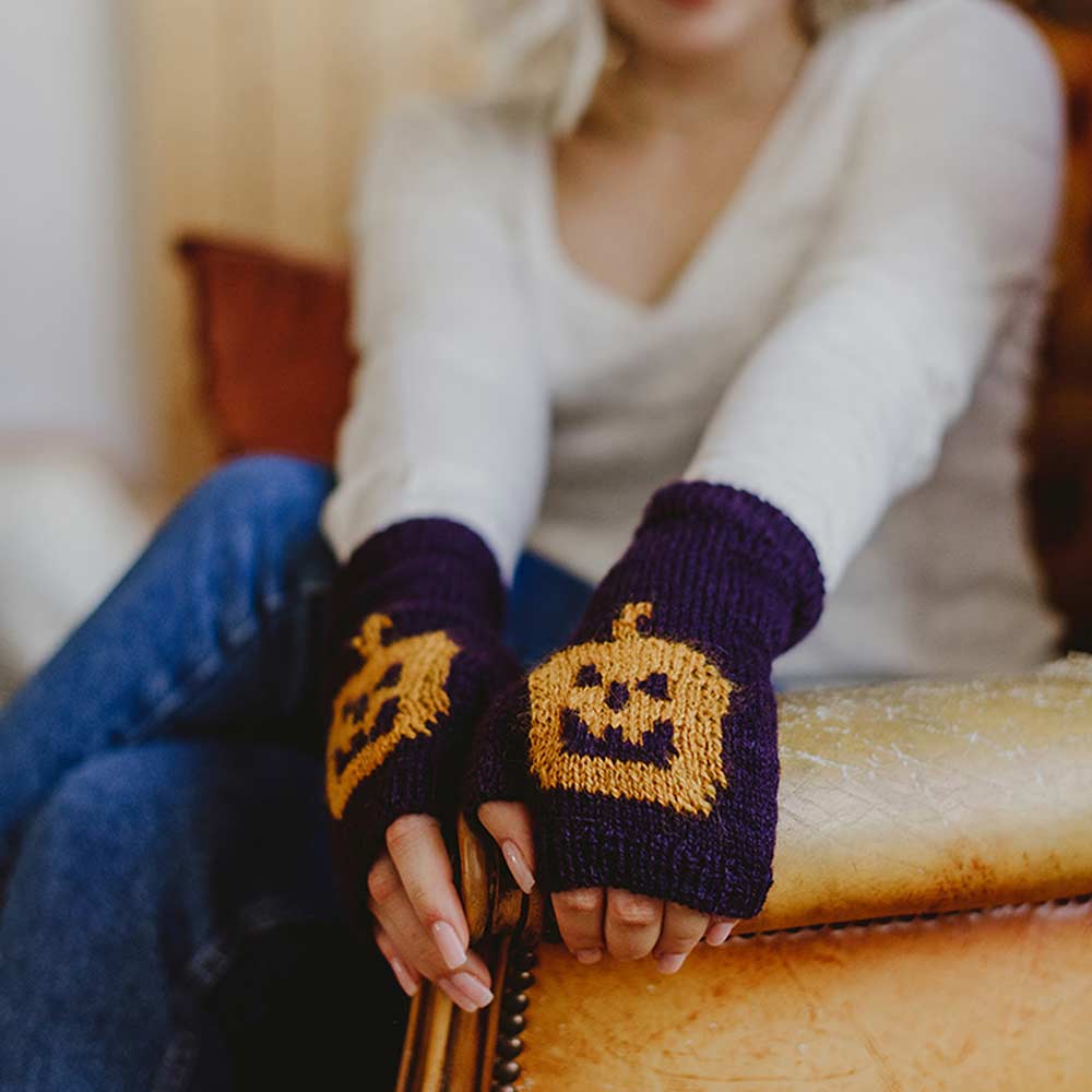 MODÈLE | GANTS D'HALLOWEEN PUMKY