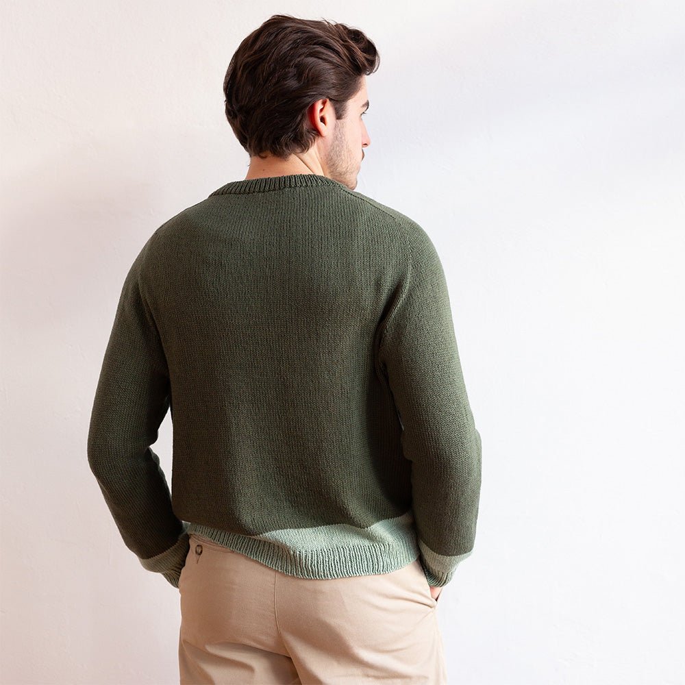 PATTERN | COLOR DIPPED PULLOVER
