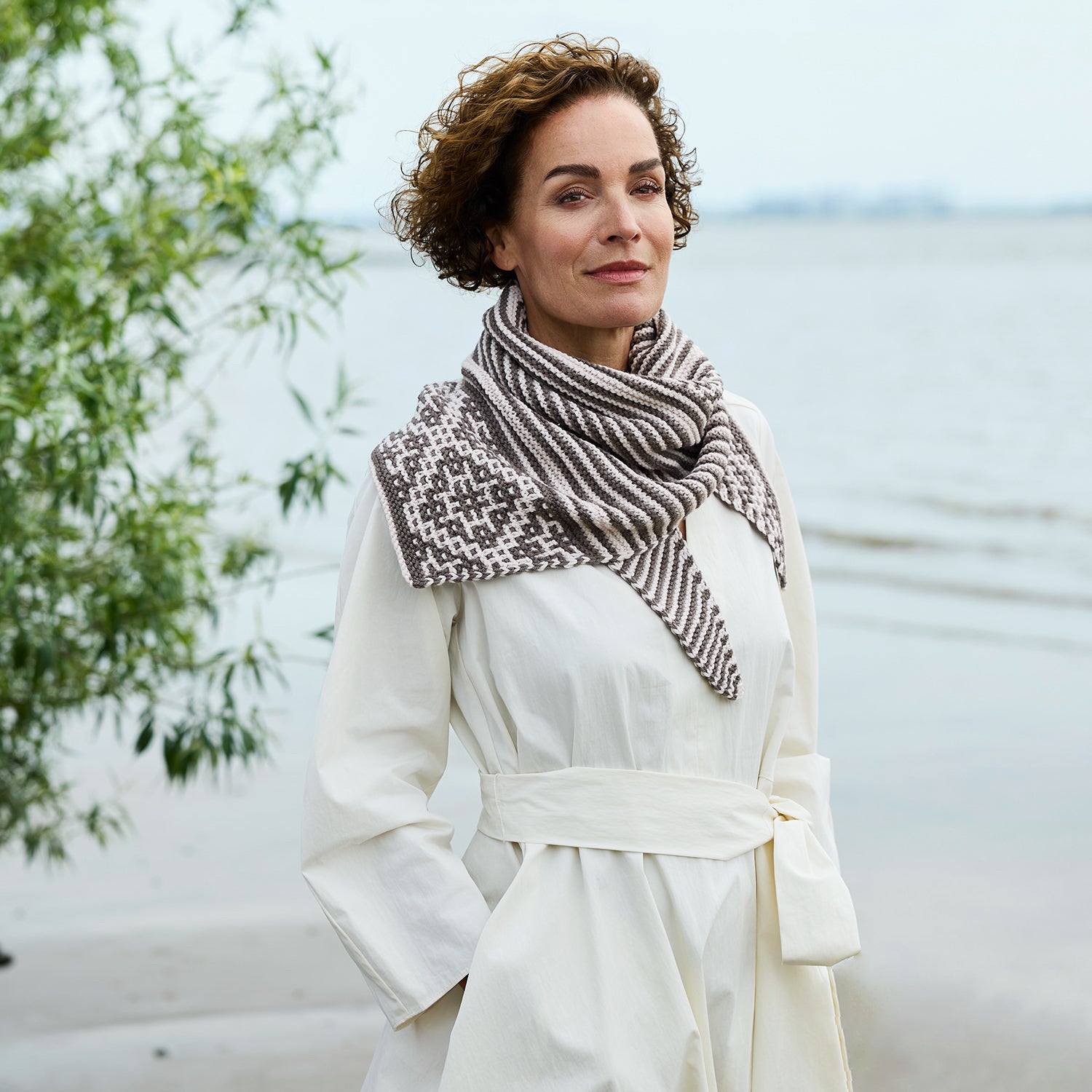 Pattern Shawl Woodland Step