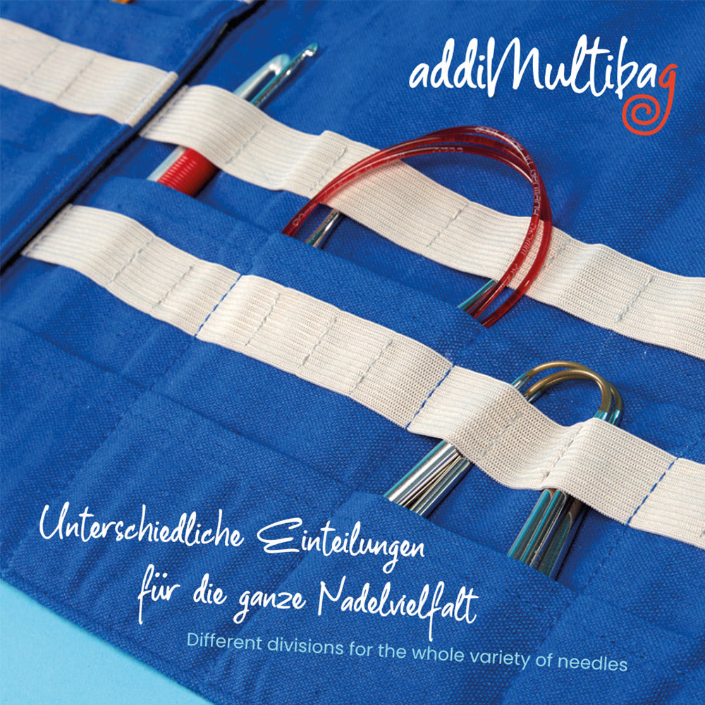 addiMultibag roll case for knitting needles and crochet hooks, case empty