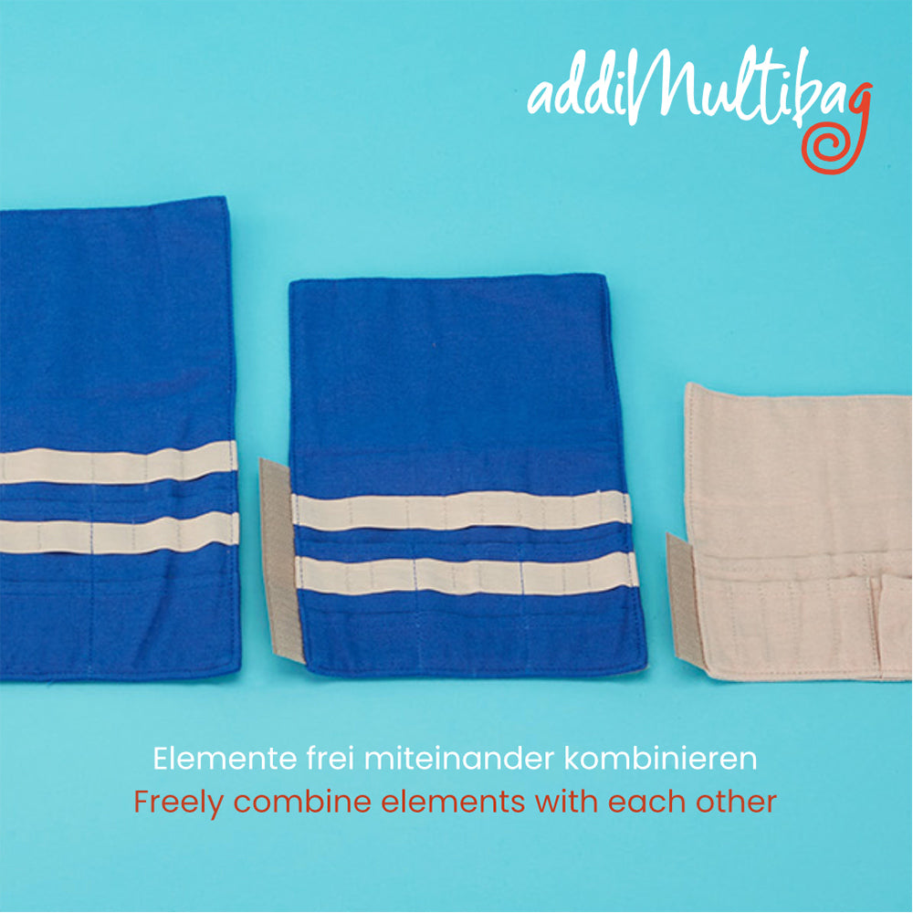 addiMultibag roll case for knitting needles and crochet hooks, case empty
