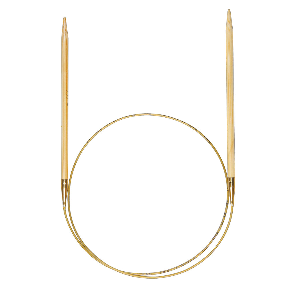 addiNature Bamboo Circular Needle – Length 40–120 cm (2.5–9 mm)