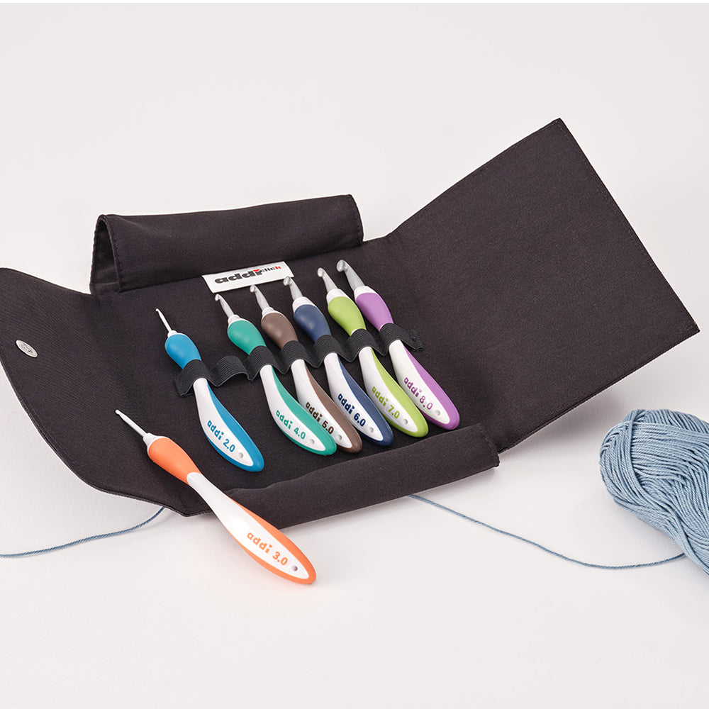 addiSwings Crochet Hook Set with Case 2–8 mm