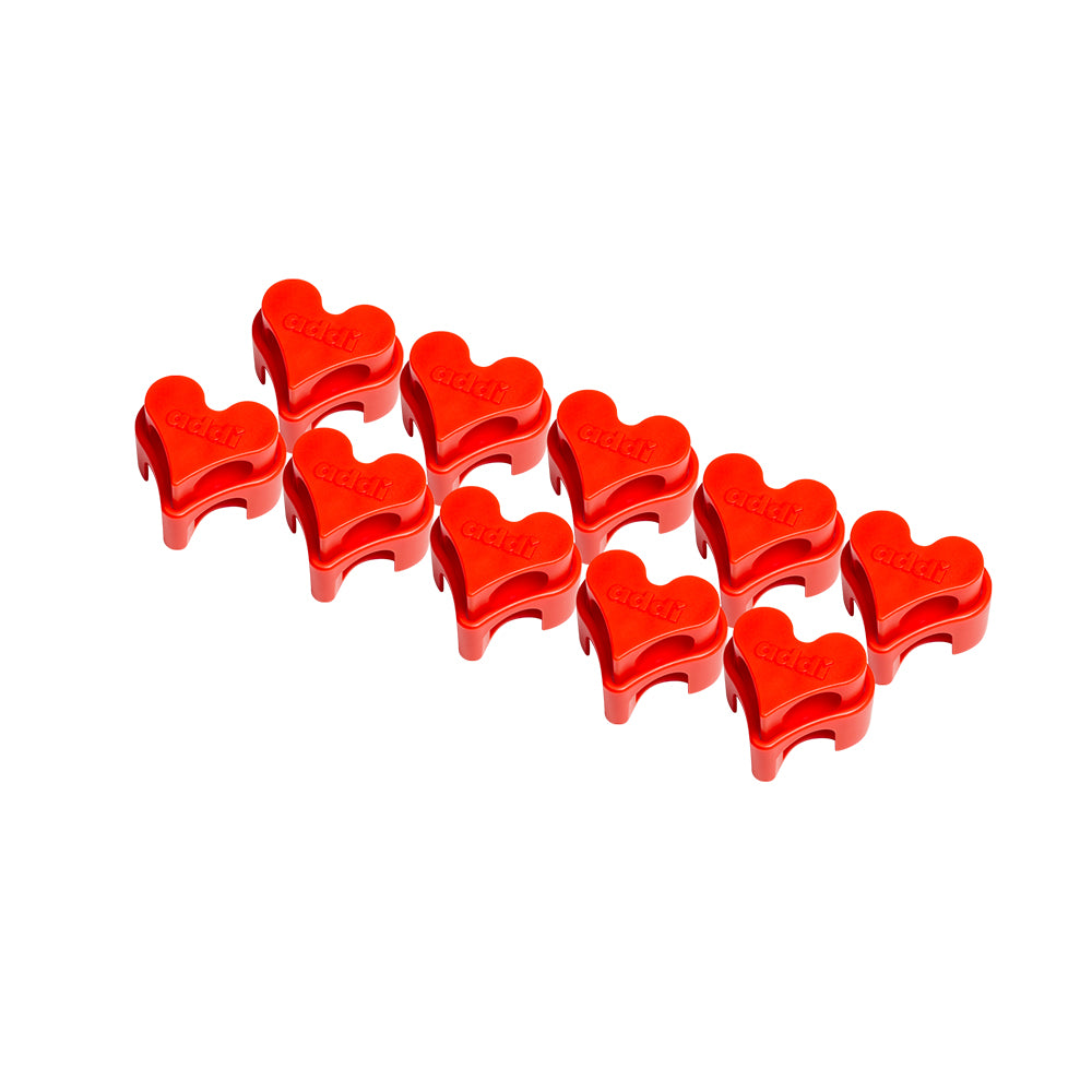 addiToGo protège-mailles cœurs - 10 pcs, grands